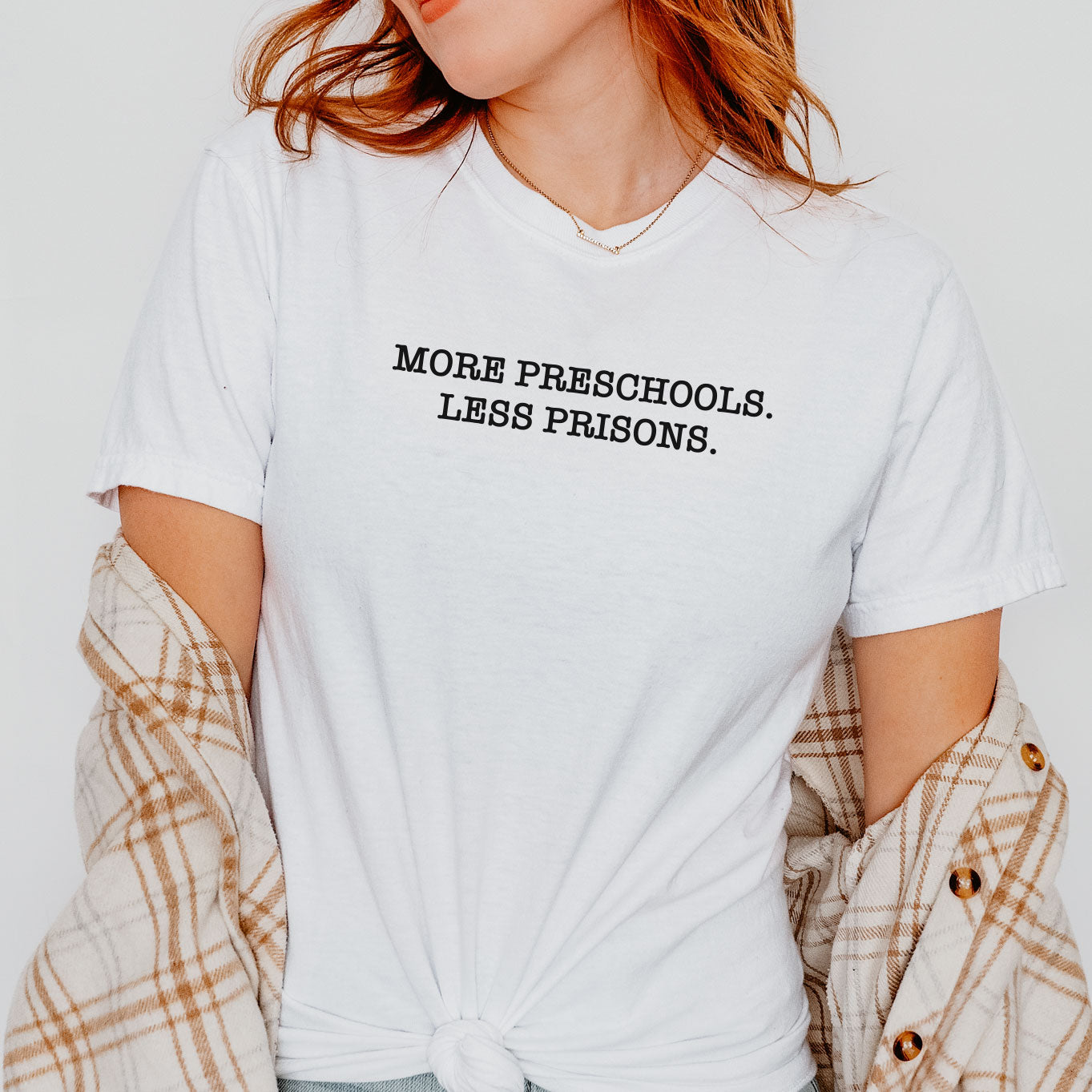 More Preschools Less Prisons T-Shirt