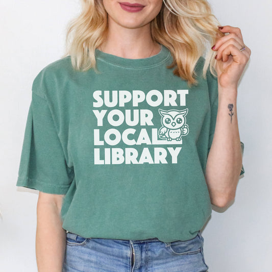 Support Your Local Library Tee